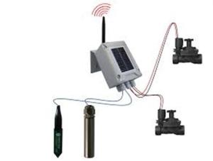 China Solar Panel Wireless Irrigation System 2 Station Latching / Field Valve Controller wholesale