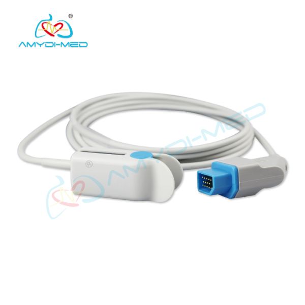 15 Pin Nihon Kohden Oxima Pulse Spo2 Sensor 3 Meter SpO2 Probe