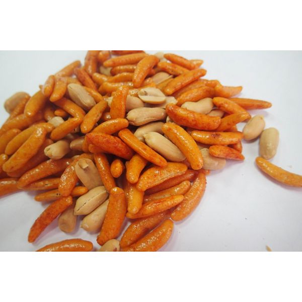 Persimmon Seed Shaped Japanese Rice Crackers Roast Healthy Nut Snack