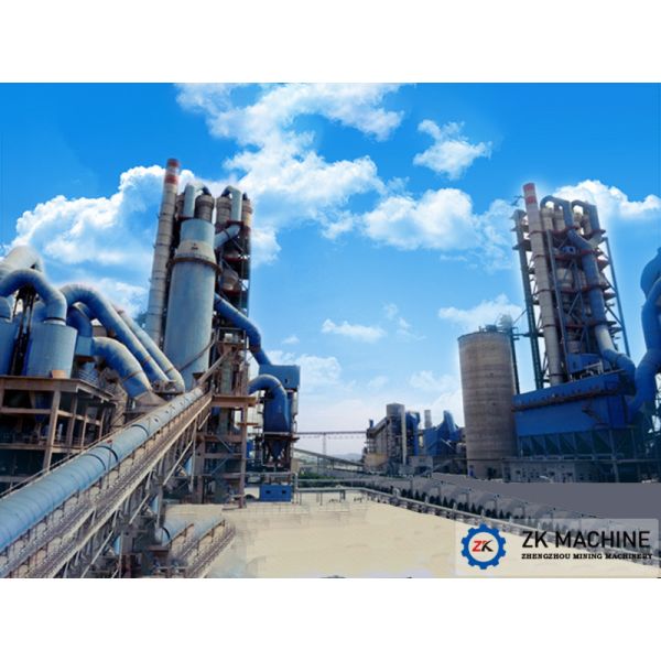 Large Capacity Cement Production Line 100TPD To 3000TPD Long Service Life