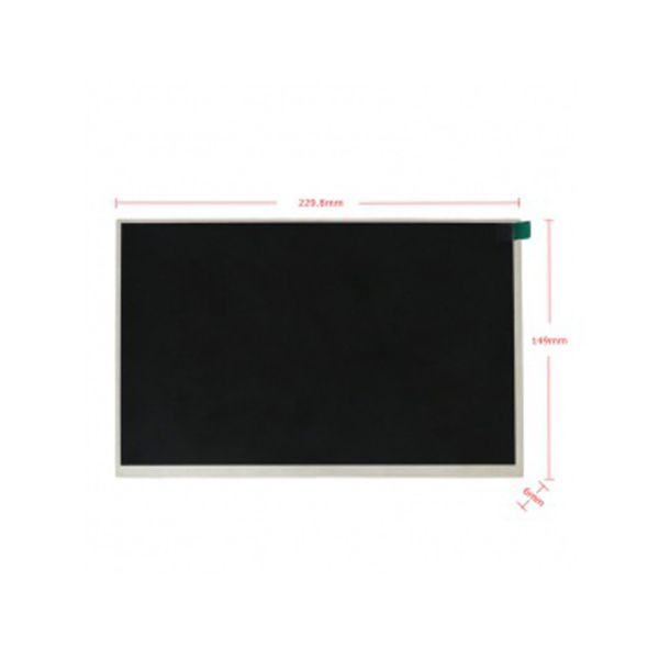10.1 Inch TFT LCD Display With 1280x800 Resolution 1000cd/m2 Brightness Sunlight Readable 20 Pins LVDS View Angle ALL