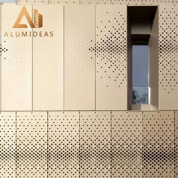 Outdoor metal wall panels