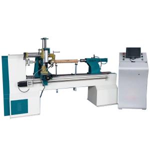 China 380v Wood Turning Lathe Machine , L20mm Cnc Wood Lathe Machine on sale