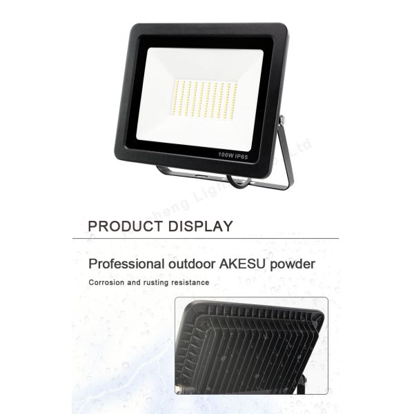 Ultra Thin Mini IP65 200w LED Flood Light warm white Wide range exposure