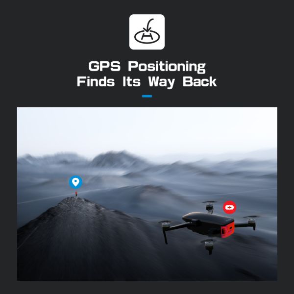 Ambarella A12 Brushless 3 Axis Gimbal Drone Foldable Mini Suitcase