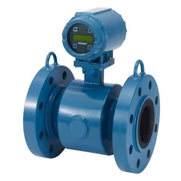 Quality Smart Flange Type Rosemount Electromagnetic Flowmeter 4-20ma Chemical Water Flow Meter for sale