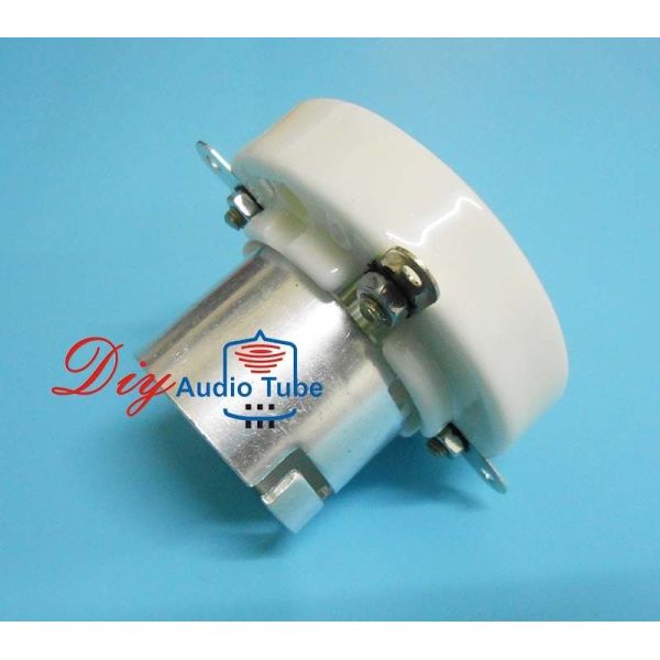 Insulated 300B Tube Socket , Ceramic Noval Tube Socket For 300B 2A3 Voltage Rating 1500V