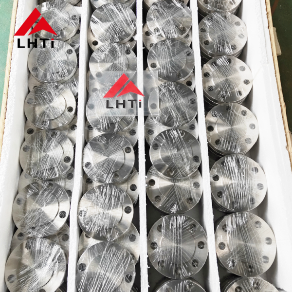Ti Gr7 Pipe Blind Flange UNS R52400 Blind Type 05 Penetrant Testing