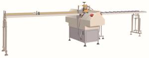 China uPVC Window Making Machine / Mullion V Shape Cutting Machine UPVC Window Machine wholesale