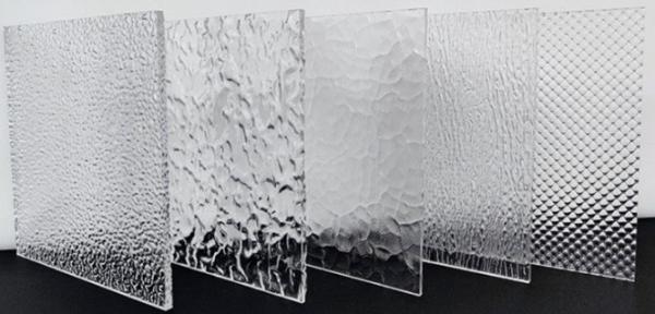 Quality Extruded Wave 3mm 5mm Thick Striped Clear Linear Pattern Textured Acrylic Sheet for sale