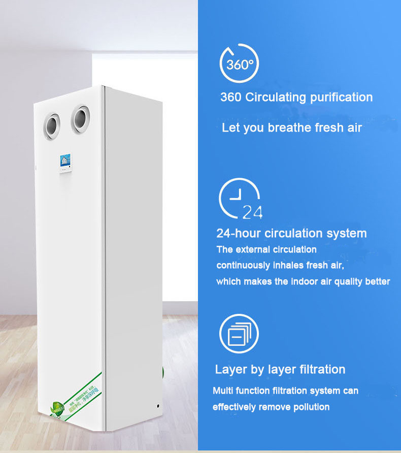 Custom Plasma Ozone Hepa Air Purifier For Home WiFi Controller