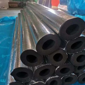 China Non Toxic Air Conditioning Rubber Foam Insulation Pipe 70Kg/M3 wholesale