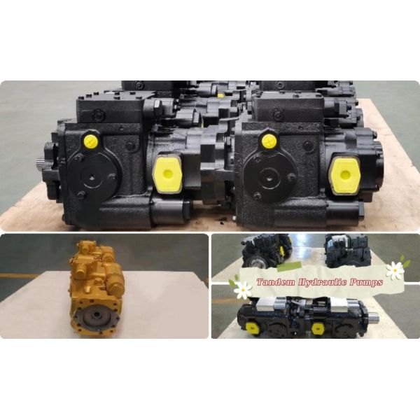 Hydraulic tandem pump manufacturer Custom Design Tandem Hydraulic Pumps Variable Displacement for Mobile Applications