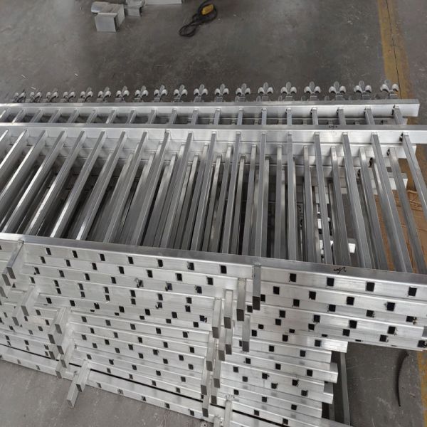 Coated Balustrade Aluminum Handrails Railings Profiles Powder Coating