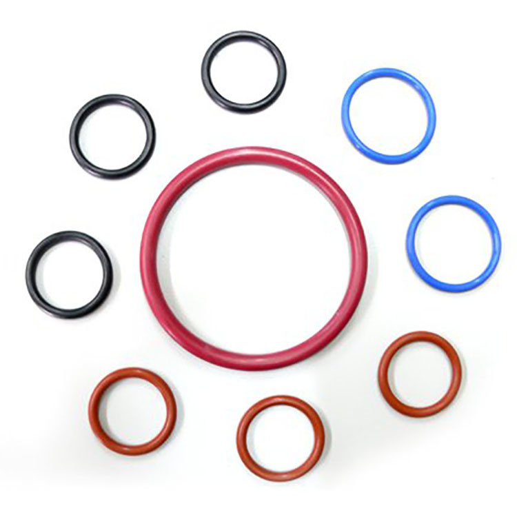 Natural Rubber NBR 75 Shore Rubber Silicone O Ring 70 Shore Red Black