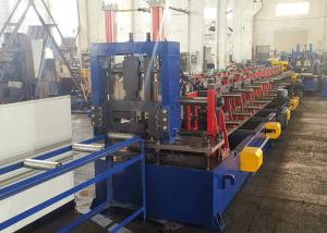 China Quick-change CZ Purlin Roll Forming Machine, Easy Adjustable Post Cutting wholesale