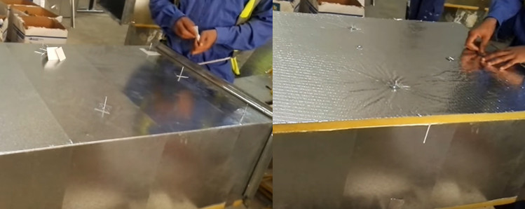 62mm Galvanized Steel Self Adhesive Stick Pins To Install Foam Insulation Panels