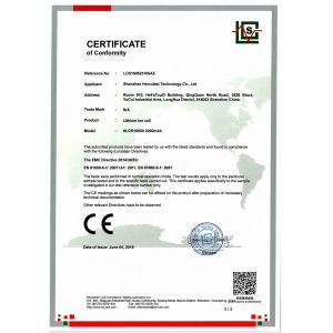 Shenzhen Herculesi Technology Co., Ltd. Certifications