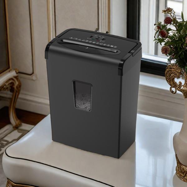 Quality Lightweight Paper Cross Cut Shredder Document Disposal 15 Sheet Paper Shredder for sale