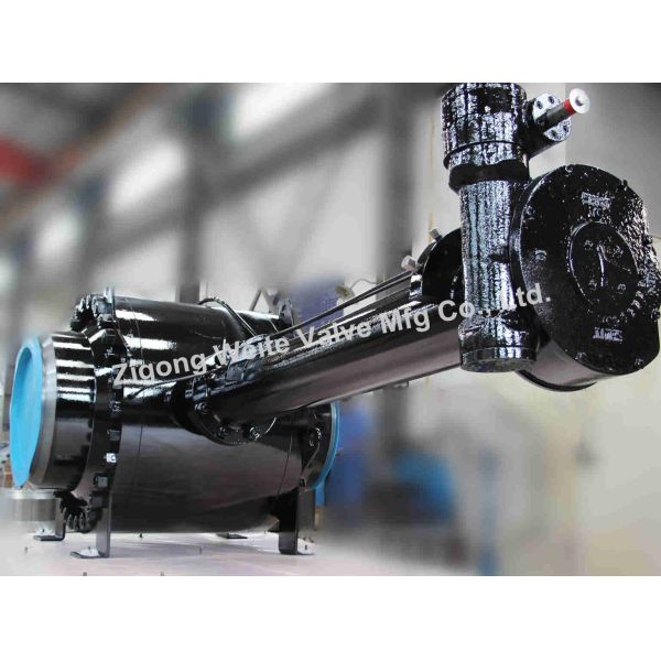 24 Inch Natural Gas Pipeline Valves Extended Anti Blowout Stem Fully Welded