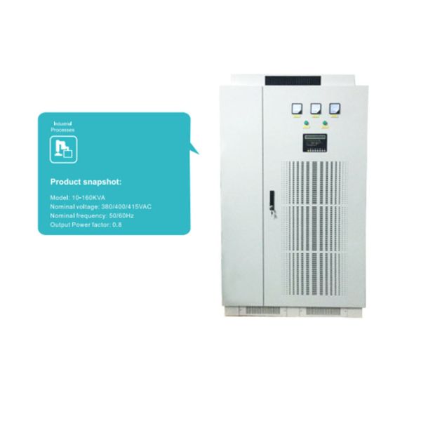 3 Phase 10KVA 8KW Online UPS Systems With External Battery Backup