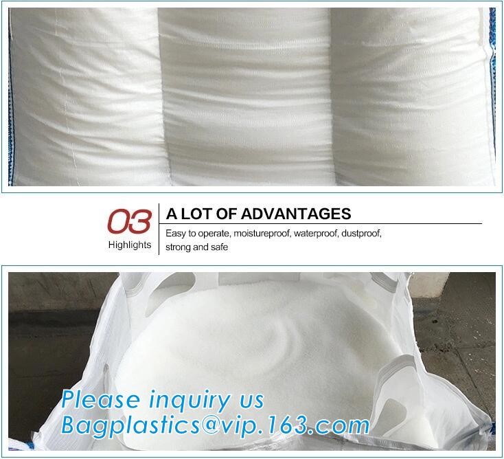 customizable PP u-panel baffle big bag /coated white woven PP jumbo bag/ventilated 4 panel baffle bag/all colors availab
