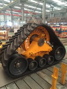China Wear Resistance Customized Case Rubber Tracks TP25X6X46 276 Length For Pulozzi Undercarriage System on sale