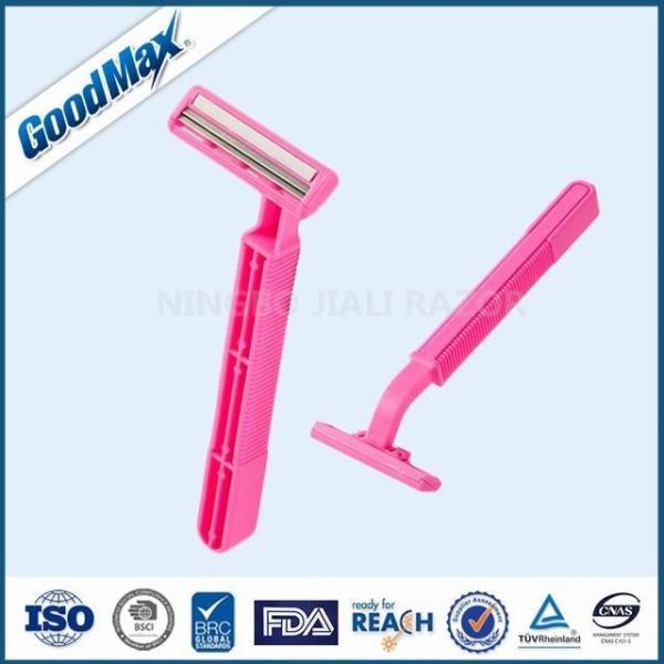 Quality Close Shave Good Max Razor Pink Color For Sensitive Skin With Lubricant Strip for sale
