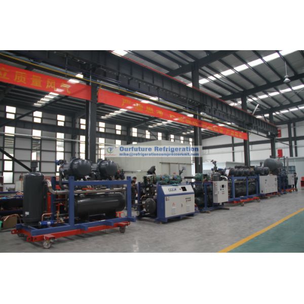 Compressor Rack For Hight Temperature Cold Storage With Piston Compressors, R404a