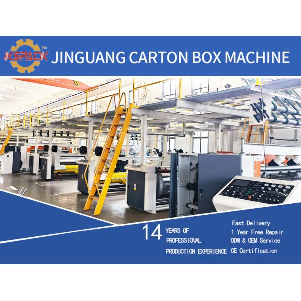Single Facer Corrugated Machine 380Volt 3/5/7ply Corrugated Paperboard Production Line