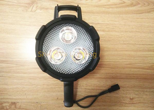 Quality 1000 Lumen Rechargeable Led Spotlight Comfortable Handle Colorful Battery Indicator for sale