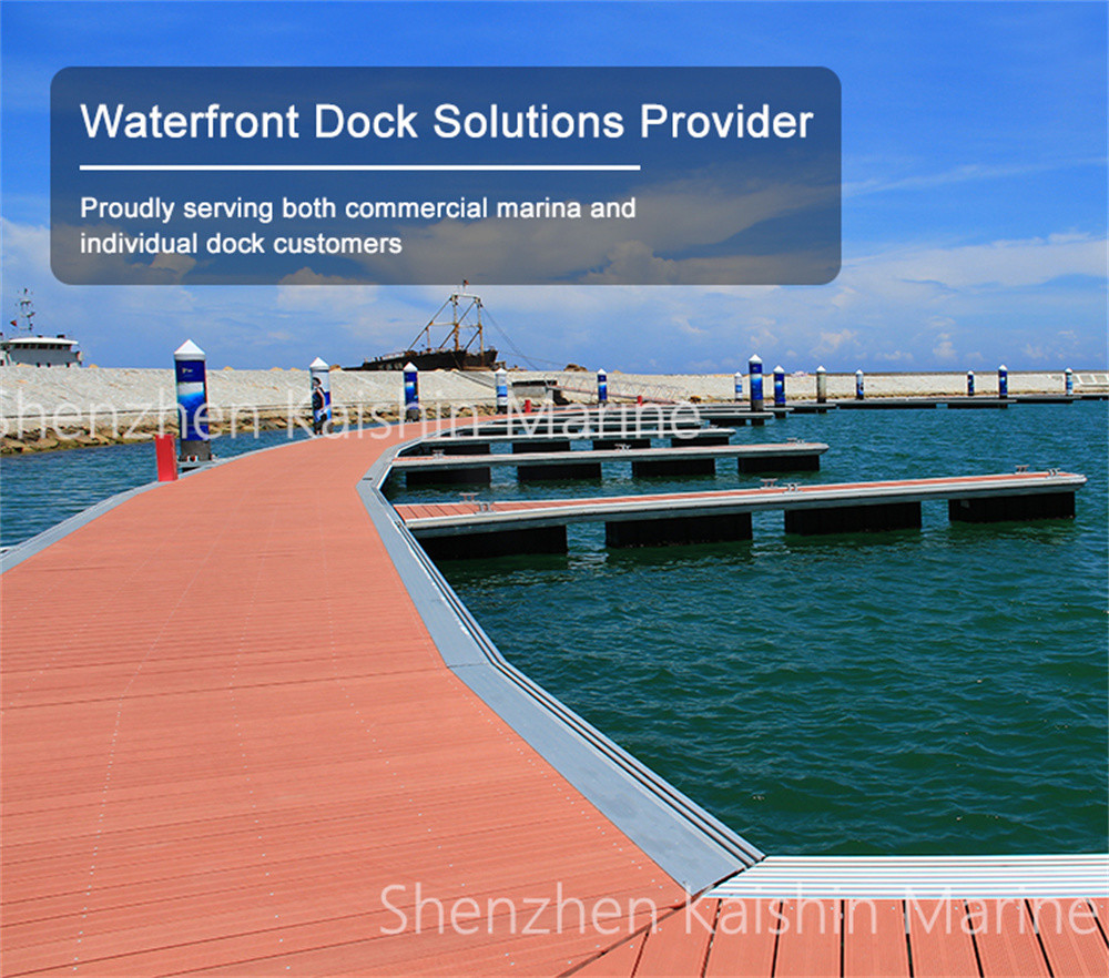 15 Years Lifespan LLDPE Floating Dock For Marinas Yacht Boat Floating Platform Pontoon