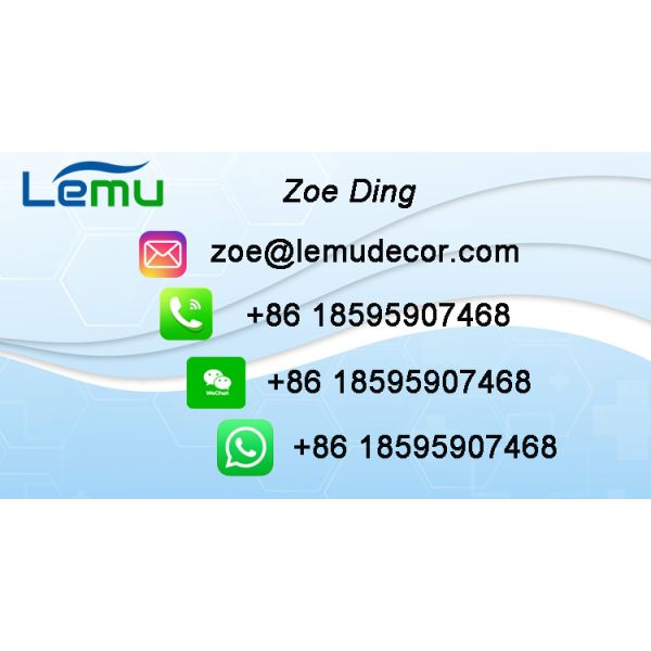 2.9m Length WPC Fence Panel Customized Color for Mall Interior Decoration