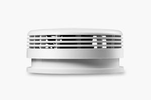 China Tuya Photoelectric Sensor Smoke Detector 9V Battery Operated on sale