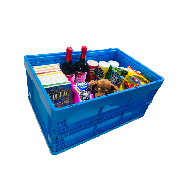 PP Collapsible Plastic Box Storage Container Ventilated Plastic Crates Stackable