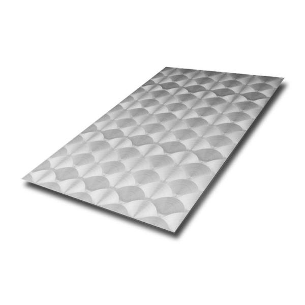 Quality Customizable 304 Stainless Steel Metal Decorative Sheet 3D Laser Finish for sale