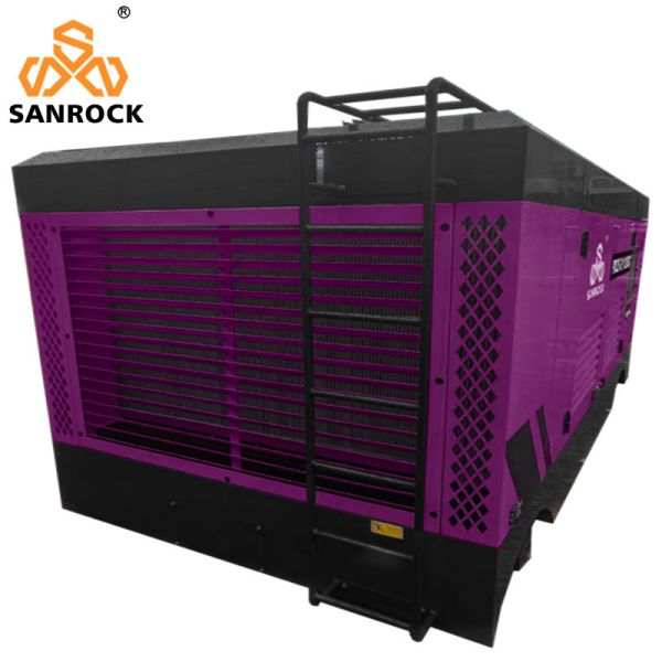 SANROCK Screw Air Compressor Water Well High Pressure Screw Air Compressor Machine