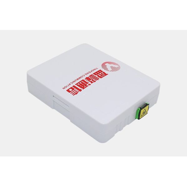 1 Core Fiber Wall Outlet Box / Fiber Termination Box For FTTH Networks