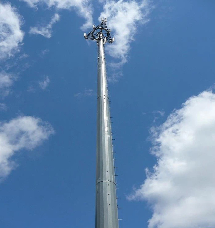 Customizable Single Tube Tower Suitable For Mobile Network Coverage Best Signal Transmission Solution