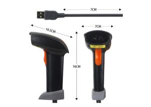 China USB/RS232 Barcode Scanner Handheld Barcode Reader With CE Certification wholesale