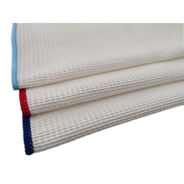 Waffle Glass Cleaning Towel Duster Clean Microfiber Cloth For Kitchen Cleaning