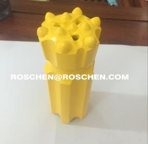 T45 89mm Thread Retrac Ballistic Drop Center Button Bits For Rock Drilling