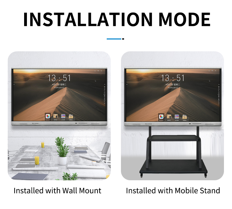 75 Inch EDLA Certified Interactive Flat Panel Display | Smart Touch Screen Monitor For Education Classroom & Business,Office | Smart Interactive Panel