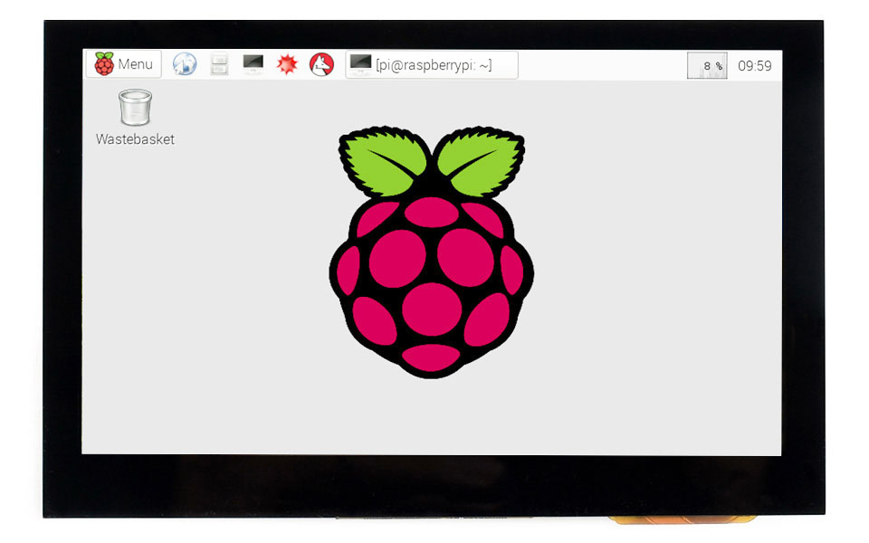 800*480 Raspberry Pi Module 5.0 Inch IPS TFT DSI Multi Touch Lcd Display Module