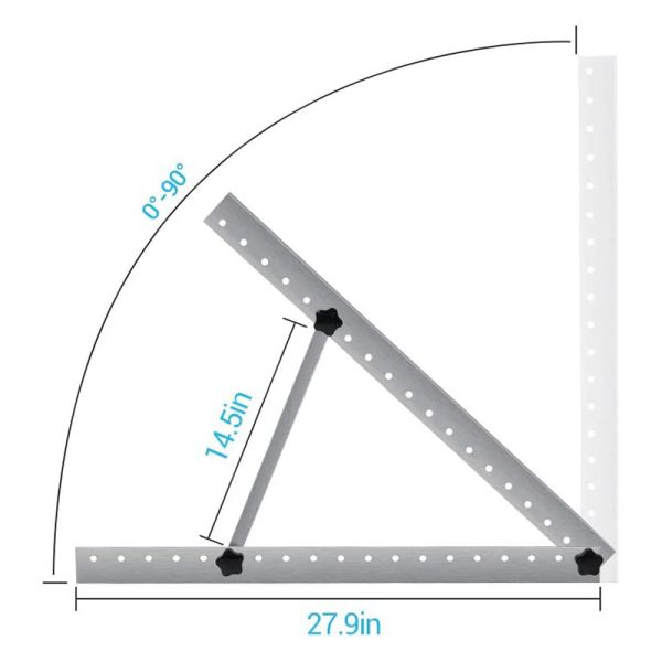 Customization Adjustable Solar Panel Mount Mounting Brackets Folding Tilt Legs