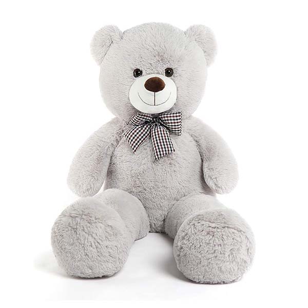 OEM Valentines Teddy Bear , ASTM Giant Gray Teddy Bear