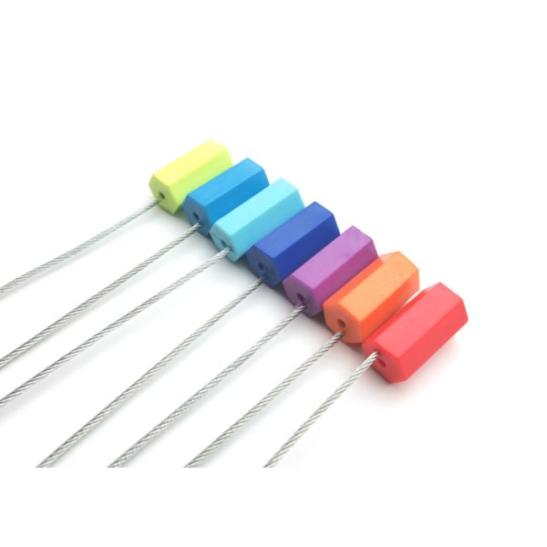 ABS Coated Cable Security Seal with 2.79 KN Tensile Strength and Pull Tight Locking Mechanism for Container Trucks