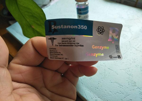 Quality Holographic 10ml Glass Vial labels for sale