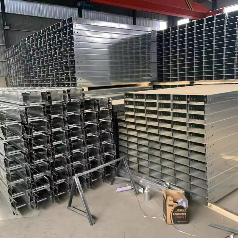 Custom Silver Cable Ladder Tray Weather Resistant With 200kg Load Capacity