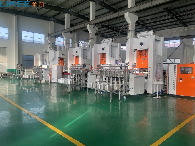 50HZ Semi Automatic Aluminium Foil Container Making Machine H Frame